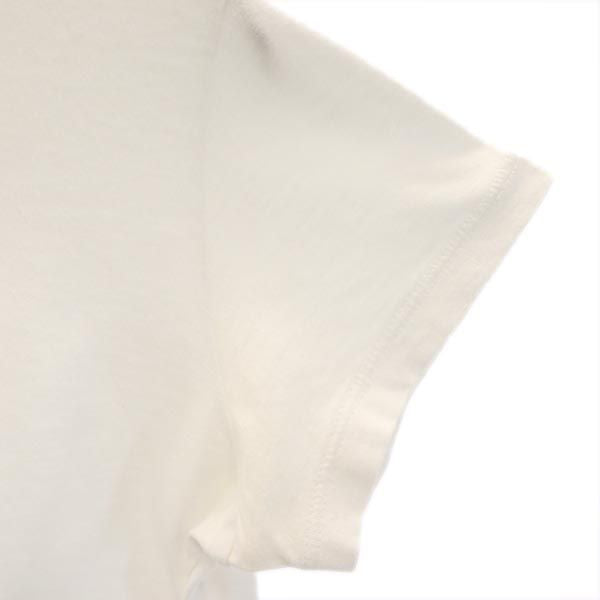 アニエスベー 日本製 プリント 半袖 Tシャツ T1 ホワイト系 agnes b. レディース