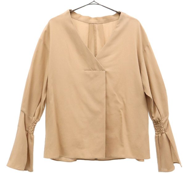 ステュディオスシティ 日本製 長袖 ブラウス F ベージュ STUDIOUS CITY シャツ レディース