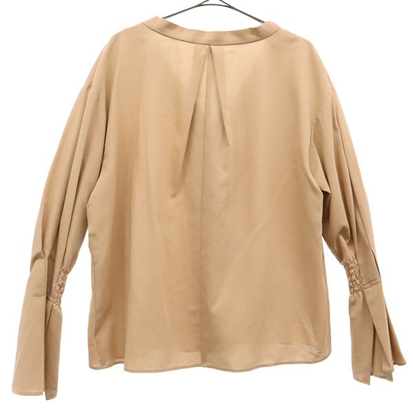 ステュディオスシティ 日本製 長袖 ブラウス F ベージュ STUDIOUS CITY シャツ レディース