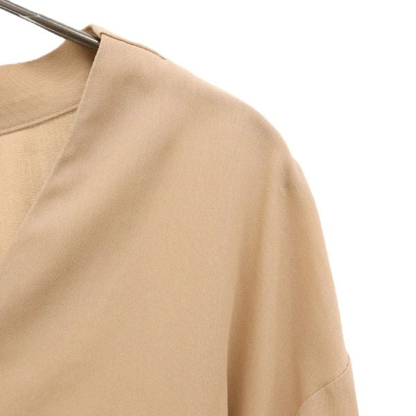 ステュディオスシティ 日本製 長袖 ブラウス F ベージュ STUDIOUS CITY シャツ レディース