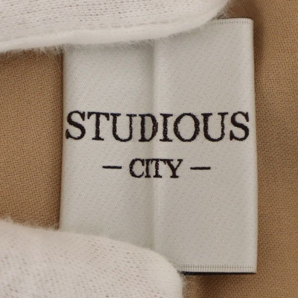 ステュディオスシティ 日本製 長袖 ブラウス F ベージュ STUDIOUS CITY シャツ レディース