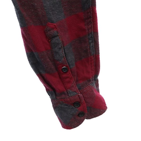 BURTON バートン チェック 長袖 シャツ S パープル系 メンズ