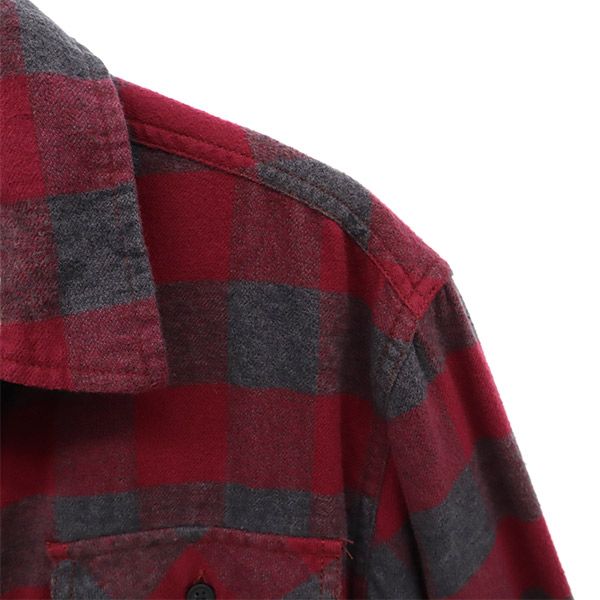 BURTON バートン チェック 長袖 シャツ S パープル系 メンズ