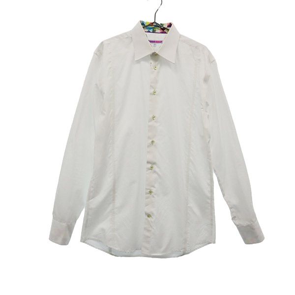 コトンドゥ 長袖 ボタンダウンシャツ 40 ホワイト COTONDOUX メンズ