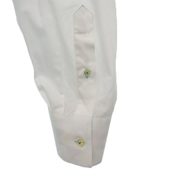 コトンドゥ 長袖 ボタンダウンシャツ 40 ホワイト COTONDOUX メンズ