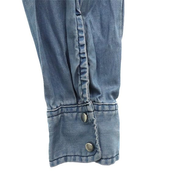 DIESEL ディーゼル 切替 長袖 ワンピース S ホワイト レディース