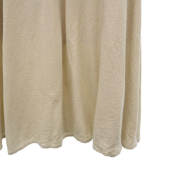 dxuly. ハディクリー ハイウエスト ロングスカート ブラウン×ベージュ レディース