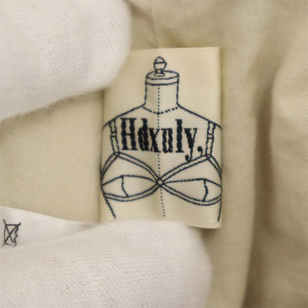 dxuly. ハディクリー ハイウエスト ロングスカート ブラウン×ベージュ レディース