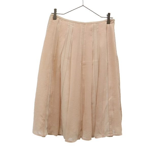 未使用 Sonia Rykiel ソニアリキエル 切替 ミディ丈 切替 スカート 40 ピンク レディース