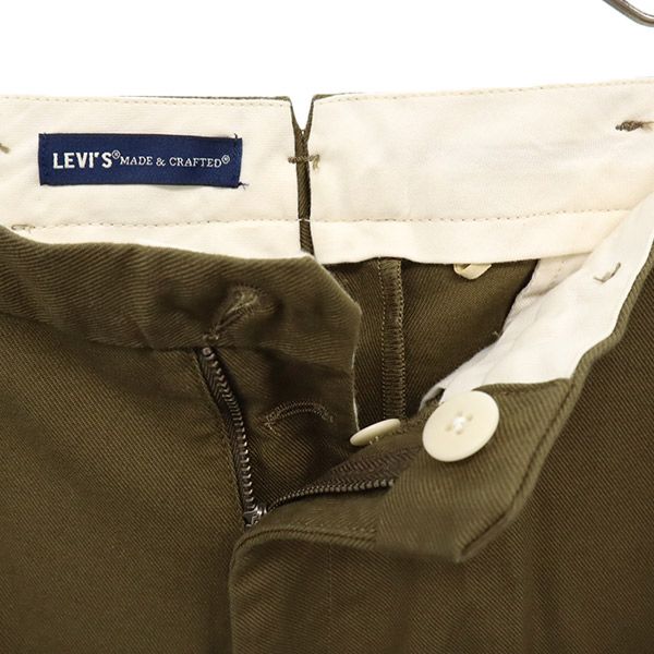 未使用 LEVI'S MADE & CRAFTED リーバイス メイドアンドクラフテッド チノパンツ W29 カーキ メンズ