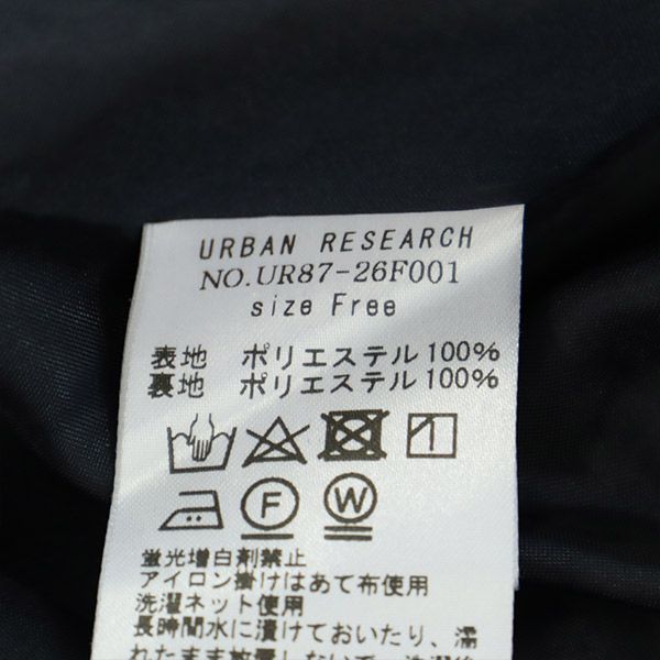 アーバンリサーチ 長袖 ロングワンピース F ネイビー URBAN RESEARCH レディース