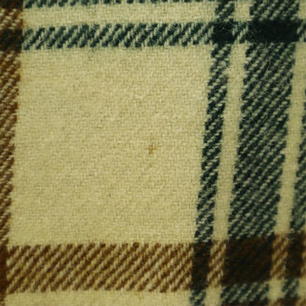 ウールリッチ 60s 70s ウールブレンド チェック 長袖 ボックス シャツ M イエロー系 WOOLRICH ヴィンテージ メンズ