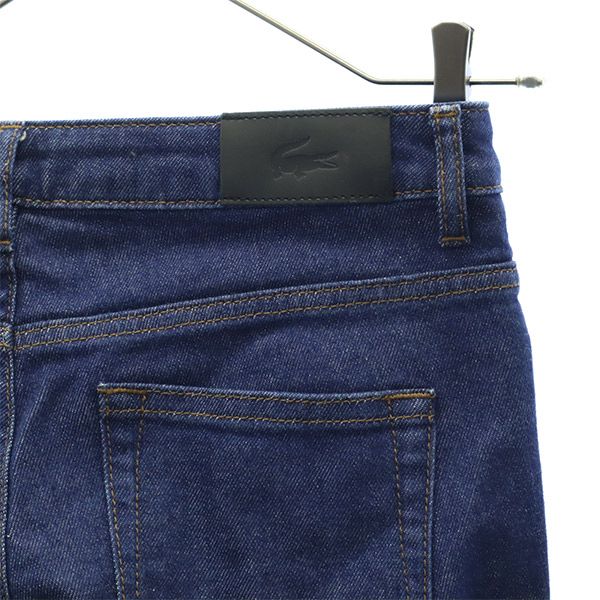 LACOSTE ラコステ スキニーデニムパンツ W26 ブルー ジーパン レディース