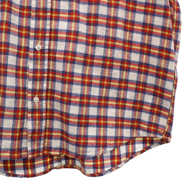 Frank&Eileen フランクアンドアイリーン USA製 チェック 長袖 シャツ XS レッド メンズ