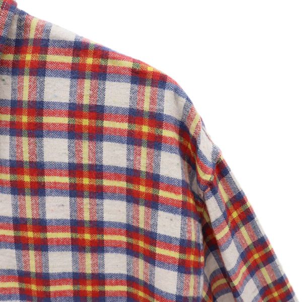 Frank&Eileen フランクアンドアイリーン USA製 チェック 長袖 シャツ XS レッド メンズ
