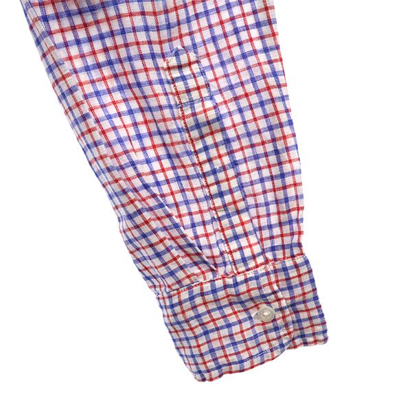 Frank&Eileen フランクアンドアイリーン リネン チェック 長袖 シャツ XS メンズ