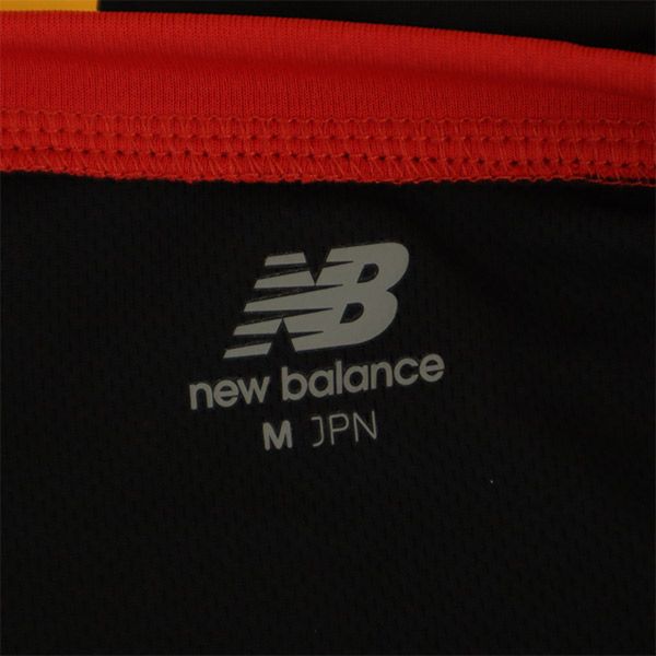 ニューバランス 10th ANNIVERSARY SHONAN INTERNATIO NAL MARATHON プリント トレーニング 半袖 シャツ M レッド NEW BALANCE メンズ