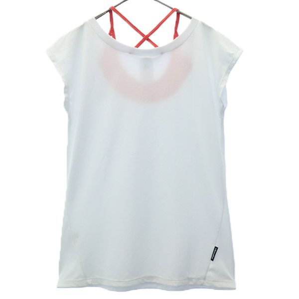アディダス トレーニング ノースリーブ シャツ L ホワイト系 adidas スポーツ ウォームアップ レディース