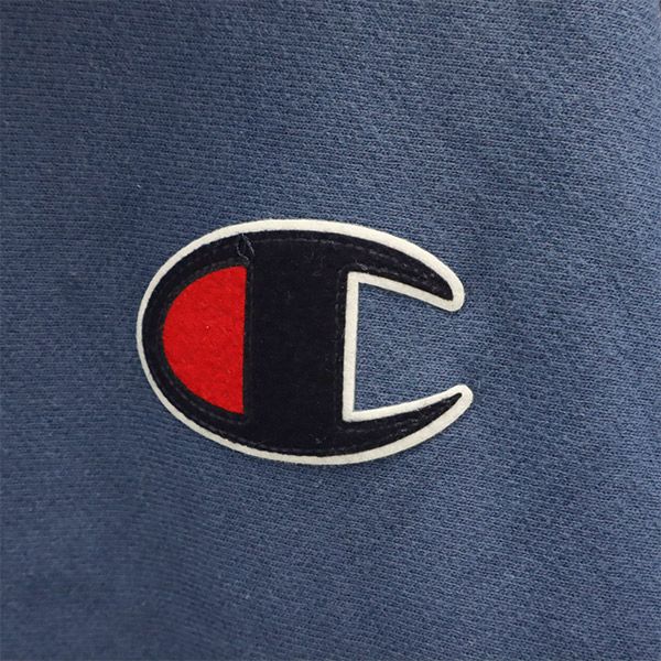Champion チャンピオン 青単復刻 リバースウィーブ 長袖 スウェットパーカー S ブルー プルパーカー メンズ