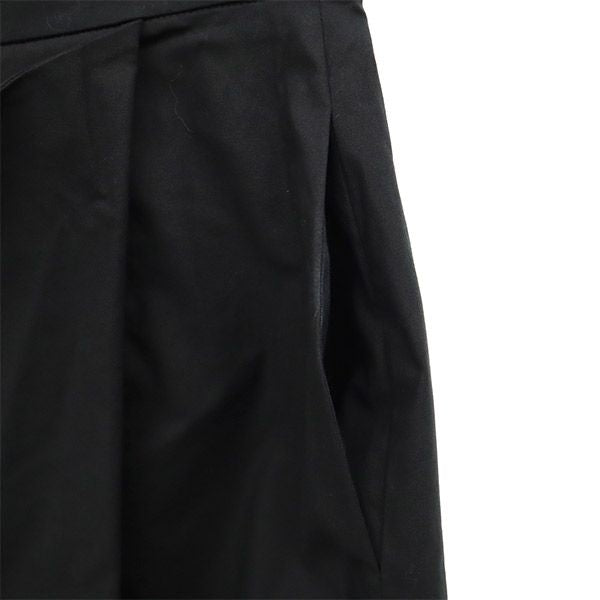 BLACK BY MOUSSY ブラックバイマウジー 未使用 ロング丈 アシンメトリー ラップスカート 2 ブラック 巻きスカート レディース