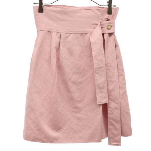 SNIDEL スナイデル ミディ丈 ウエストデザイン スカート 1 ピンク SWFS224038 レディース