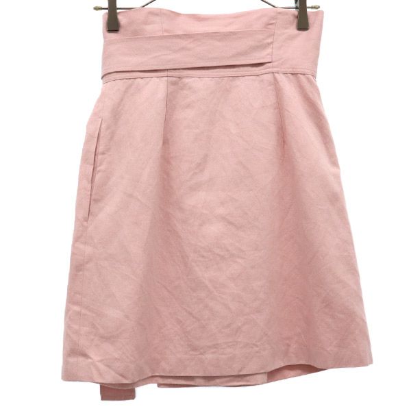 SNIDEL スナイデル ミディ丈 ウエストデザイン スカート 1 ピンク SWFS224038 レディース