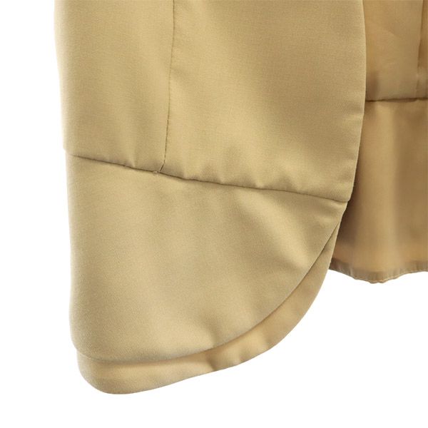 Ray Beams レイビームス ノーカラージャケット 0 べージュ レディース