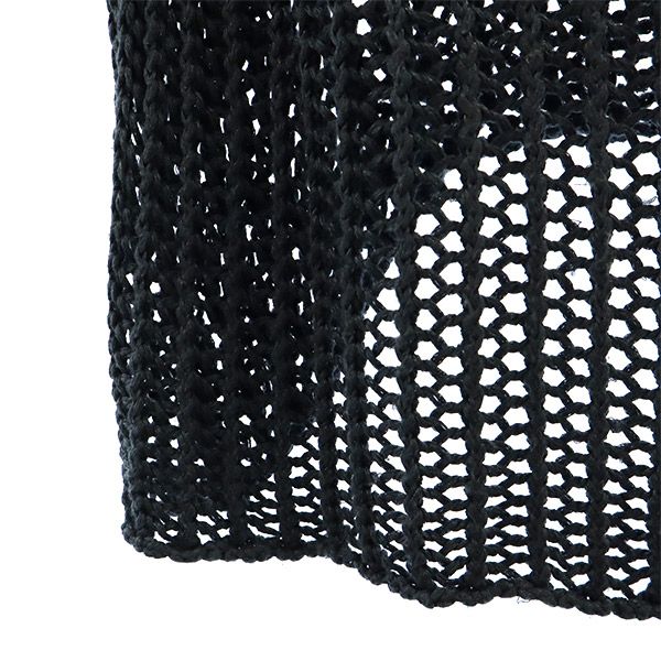 ケイビイエフ 長袖 メッシュ セーター F ネイビー KBF ニット プルオーバー レディース