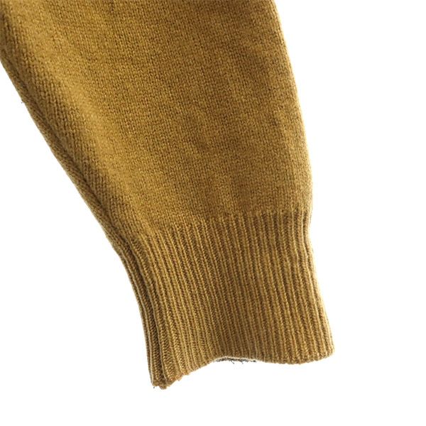 CHEMISE LACOSTE シュミーズラコステ ウール ワッペン 長袖 ニットカーディガン 2 ブラウン メンズ