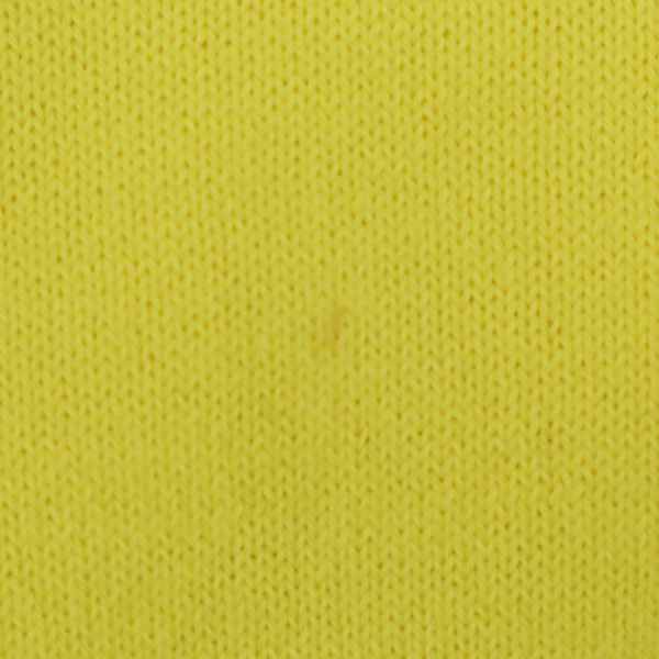 5PROGRESS ファイブプログレス イタリア製 ワッペン 長袖 セーター L イエロー ニット レディース