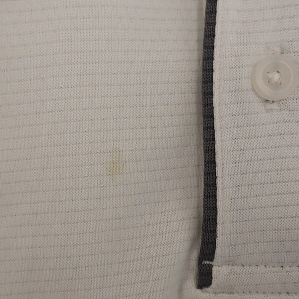 アンダーアーマー プリント トレーニング 半袖 ポロシャツ XL ホワイト UNDER ARMOUR ウォームアップ メンズ