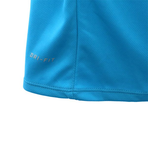 ナイキ NAGOYA WOMEN'S MARATHON 2015 プリント 半袖 Tシャツ M ブルー NIKE レディース