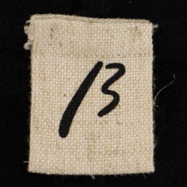 ベータ ウールブレンド ワッペン 長袖 ロング ニットカーディガン 9 ブラック β レディース