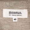 ソニアバイソニアリキエル 長袖 ウエストリボン付 膝丈ワンピース 40 ベージュ SONIA by SONIA RYKIEL レディース