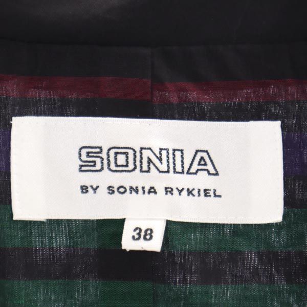 SONIA by SONIA RYKIEL ソニアバイソニアリキエル ジャケット 38 ブラック 日本製 レディース