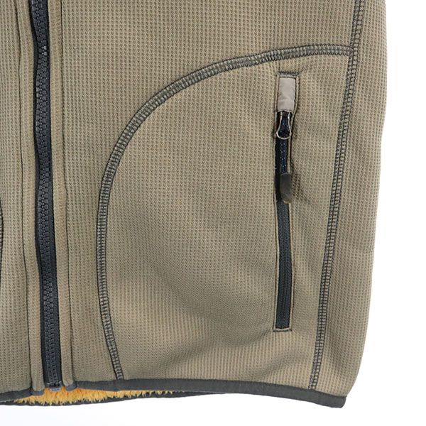 Columbia コロンビア ロゴ刺繍 長袖 カーディナルポインツ ジャケット XS ベージュ リバーシブル アウトドア メンズ