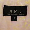 アーペーセー 花柄 長袖 膝丈ワンピース S ピンク系 A.P.C. レディース