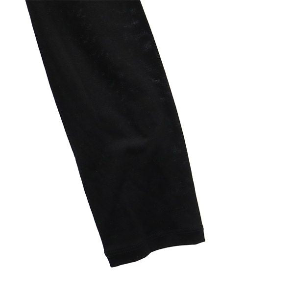 β ベータ 総柄 長袖 Tシャツ 9 ブラック レディース