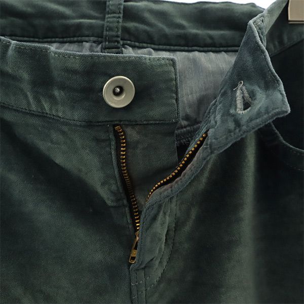 β ベータメン コーデュロイパンツ 7 グリーン レディース