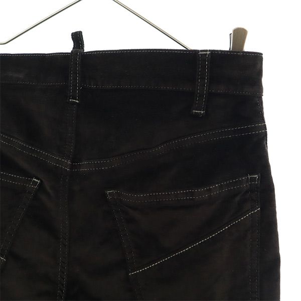 β ベータメン コーデュロイパンツ 7 ブラック レディース