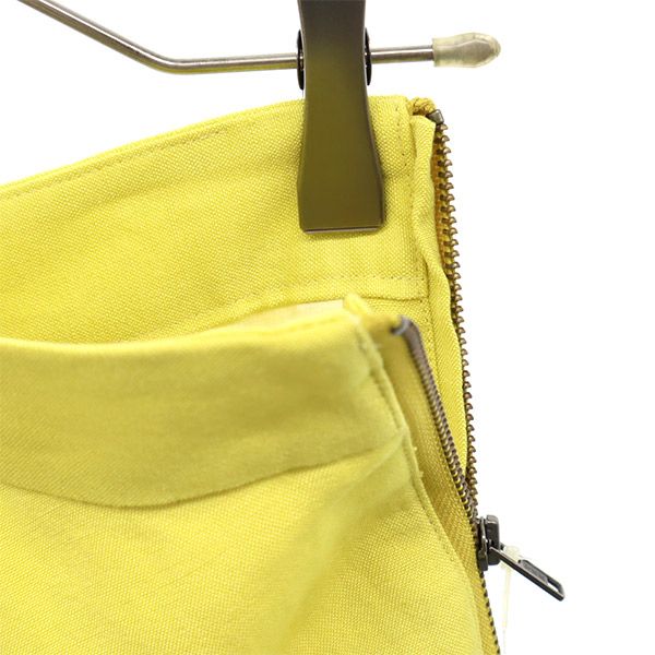 未使用 JOURNAL STANDARD ジャーナルスタンダード 日本製 リネン ロング丈 フレアスカート 36 イエロー レディース