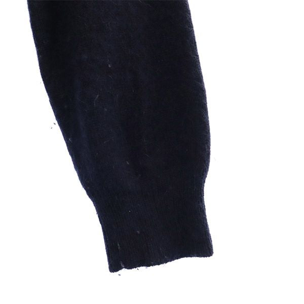 FAT エフエーティー 切替 長袖 ウールブレンド ニット TITCH セーター ロゴ刺繍 メンズ