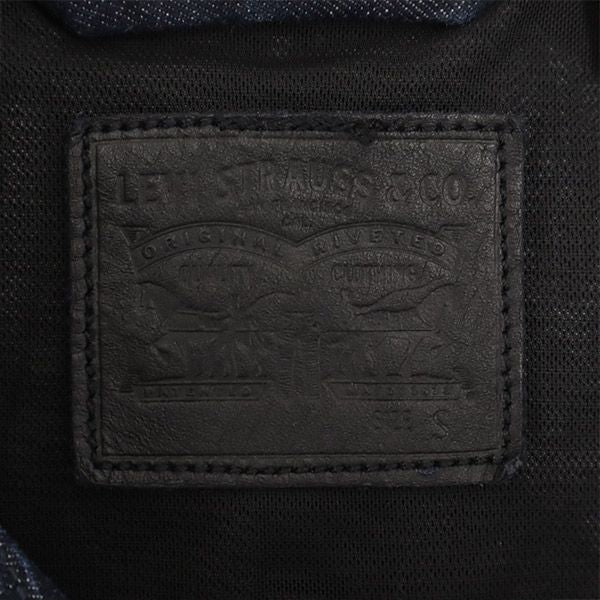 Levi's リーバイス デニムジャケット S ネイビー JACQUARD ジージャン レディース