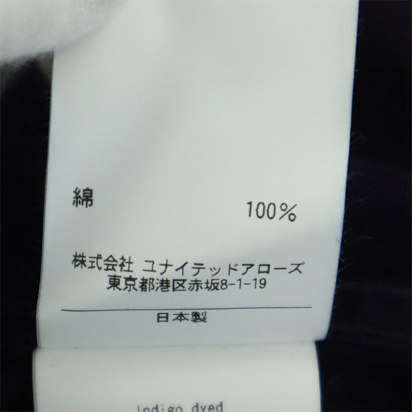 シャトルノーツ 日本製 長袖 コットンシャツ M ネイビー Shuttle notes ユナイテッドアローズ メンズ