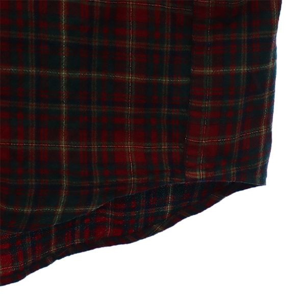 PENDLETON ペンドルトン チェック 長袖 ウール100％ ボタンダウンシャツ M メンズ