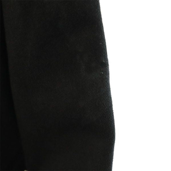 LEGENDA レジェンダ ロゴ刺繍 長袖 スウェットパーカー F ブラック プルオーバー トレーナー メンズ