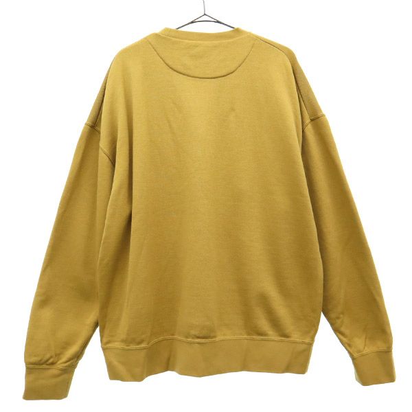 MAISON SPECIAL メゾンスペシャル 長袖 スウェット 46 イエロー トレーナー メンズ
