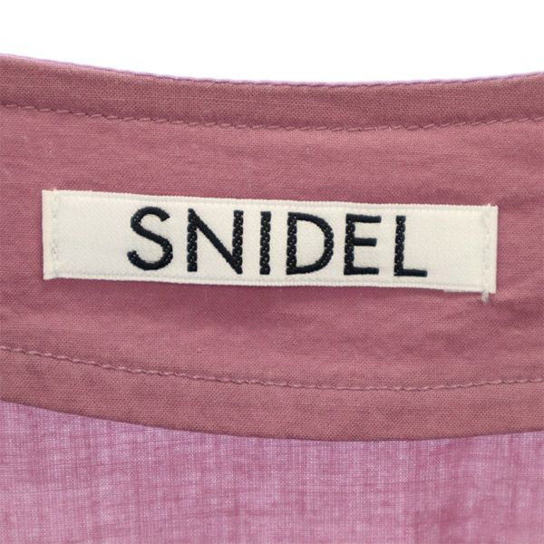 スナイデル 長袖 膝丈ワンピース F パープル SNIDEL SWFO192014 レディース