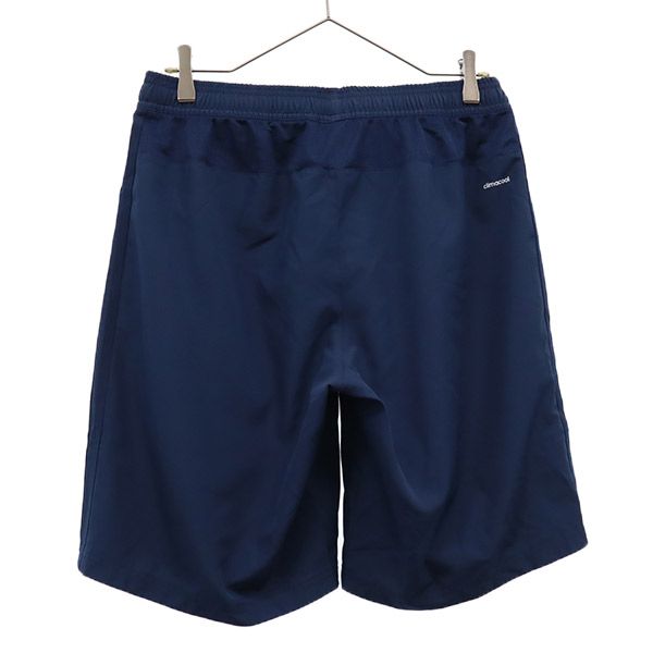 アディダス ロゴプリント サッカー ウーブン ショートパンツ O ネイビー adidas フットサル CLIMACOOL メンズ