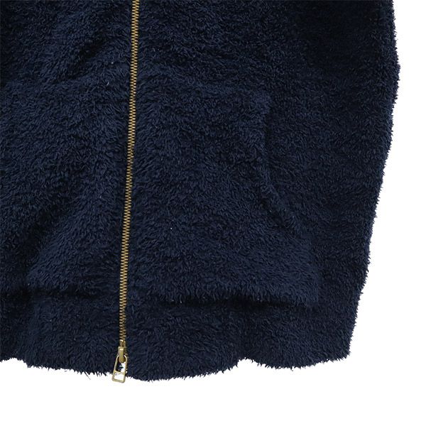 junhashimoto ジュンハシモト 日本製 フリースジャケット 3 ネイビー BABY HAIR レディース